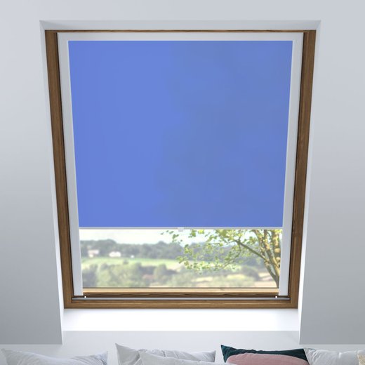 Tenda per finestre da tetto filtrante, Su misura, Blu cobalto