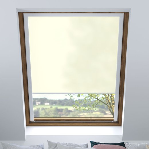 Tenda per finestre da tetto filtrante, Su misura, Bianco caldo